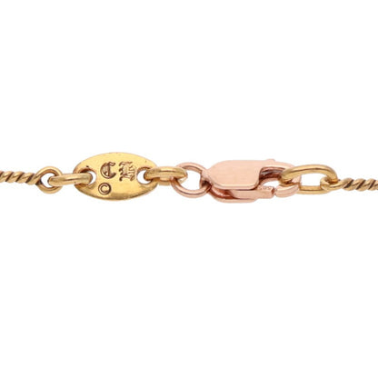 Chrome Hearts 22K Twist Chain Gold Necklace Size 18 Inch