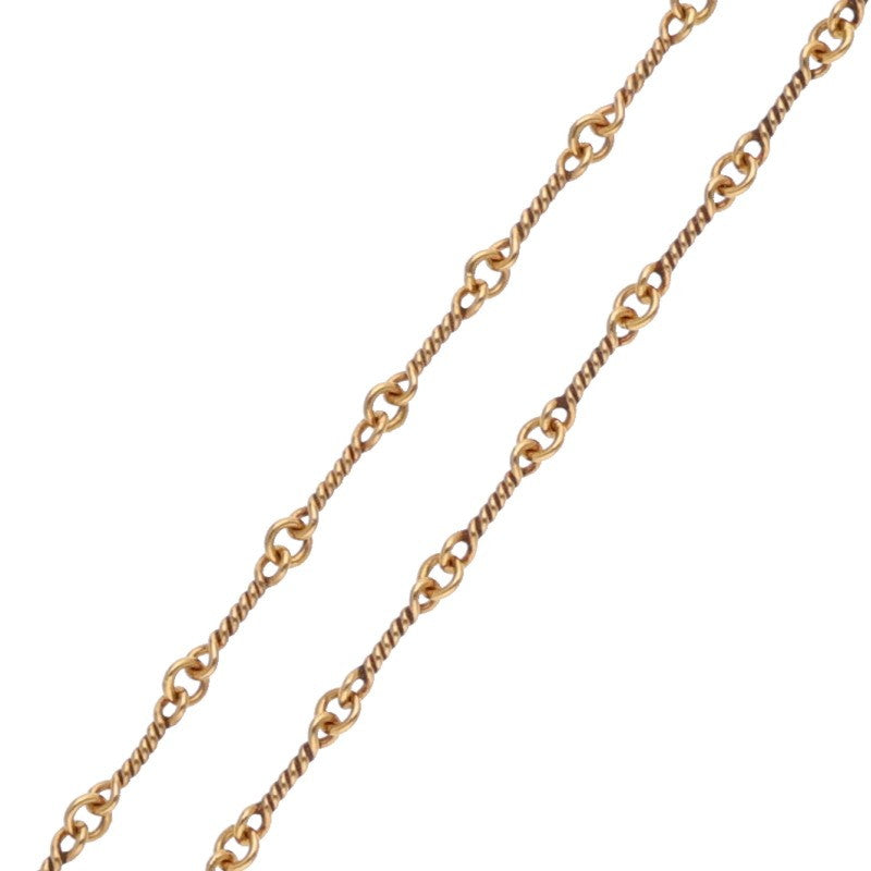 Chrome Hearts 22K Twist Chain Gold Necklace Size 18 Inch