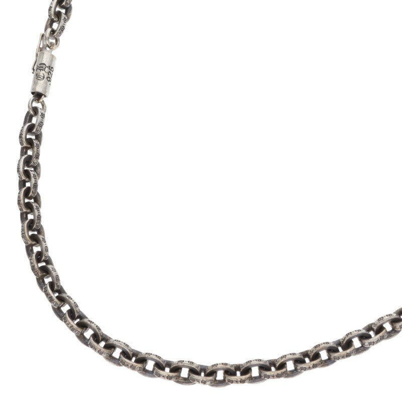 Chrome Hearts Paper Chain Silver Necklace Size 30 Inch