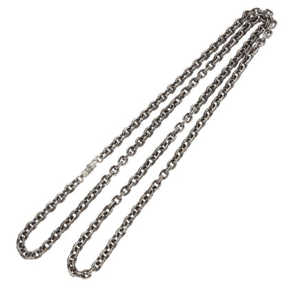 Chrome Hearts Paper Chain Silver Necklace Size 30 Inch