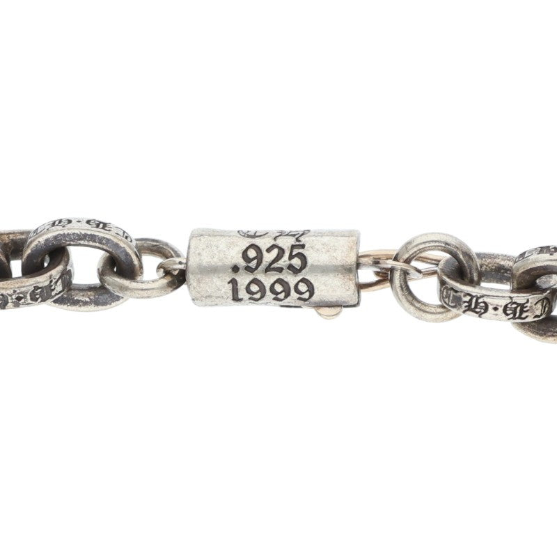 Chrome Hearts Paper Chain Silver Necklace Size 30 Inch