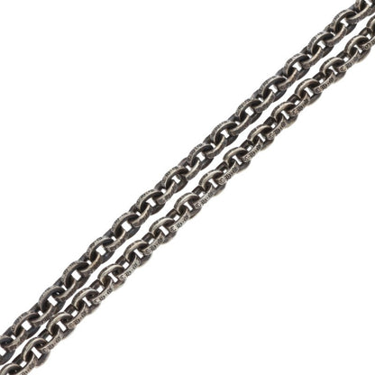 Chrome Hearts Paper Chain Silver Necklace Size 30 Inch