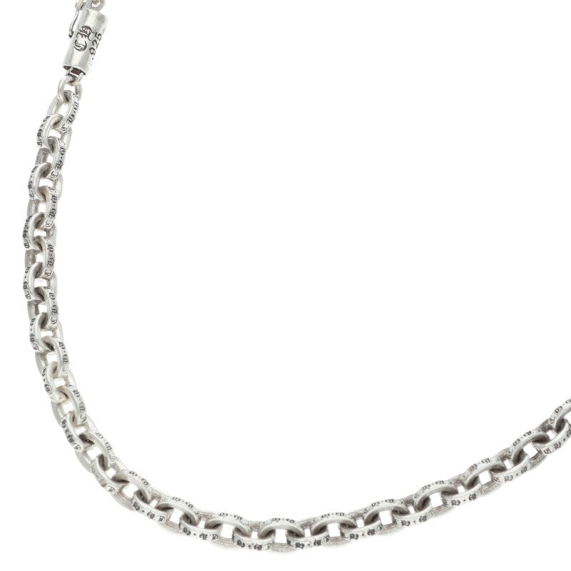 Chrome Hearts Paper Chain Silver Necklace Size 24 Inch