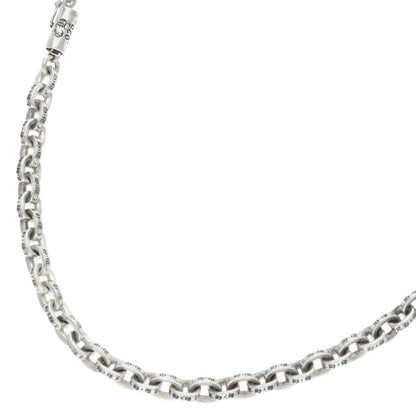 Chrome Hearts Paper Chain Silver Necklace Size 24 Inch