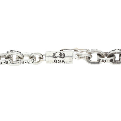 Chrome Hearts Paper Chain Silver Necklace Size 24 Inch