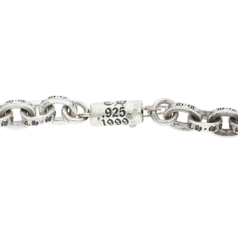 Chrome Hearts Paper Chain Silver Necklace Size 24 Inch