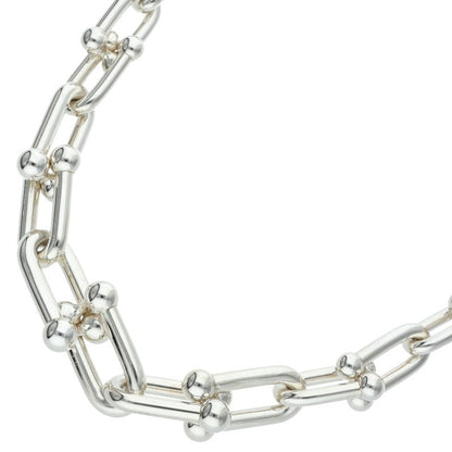 Tiffany & Co. HardWear Link Silver Necklace Size 18 Inch