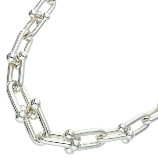 Tiffany & Co. HardWear Link Silver Necklace Size 18 Inch