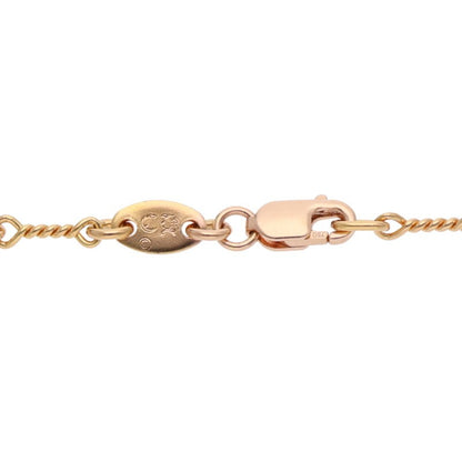 Chrome Hearts 22K Twist Chain Gold Necklace Size 20 Inch