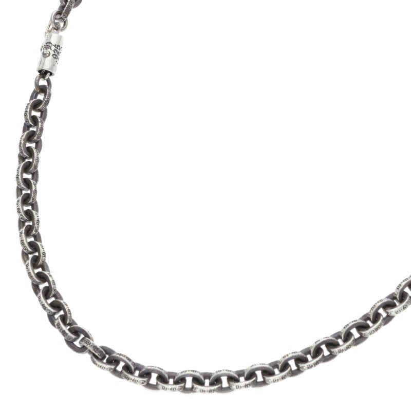 Chrome Hearts PAPER CHAIN 18 Silver Necklace Size 18 Inch