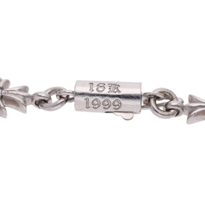 Chrome Hearts 18K Tiny ECH Plus Pave D Necklace Size 16 Inch