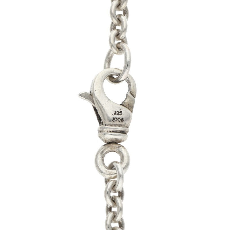 Chrome Hearts NE Chain Silver Necklace Size 18 Inch