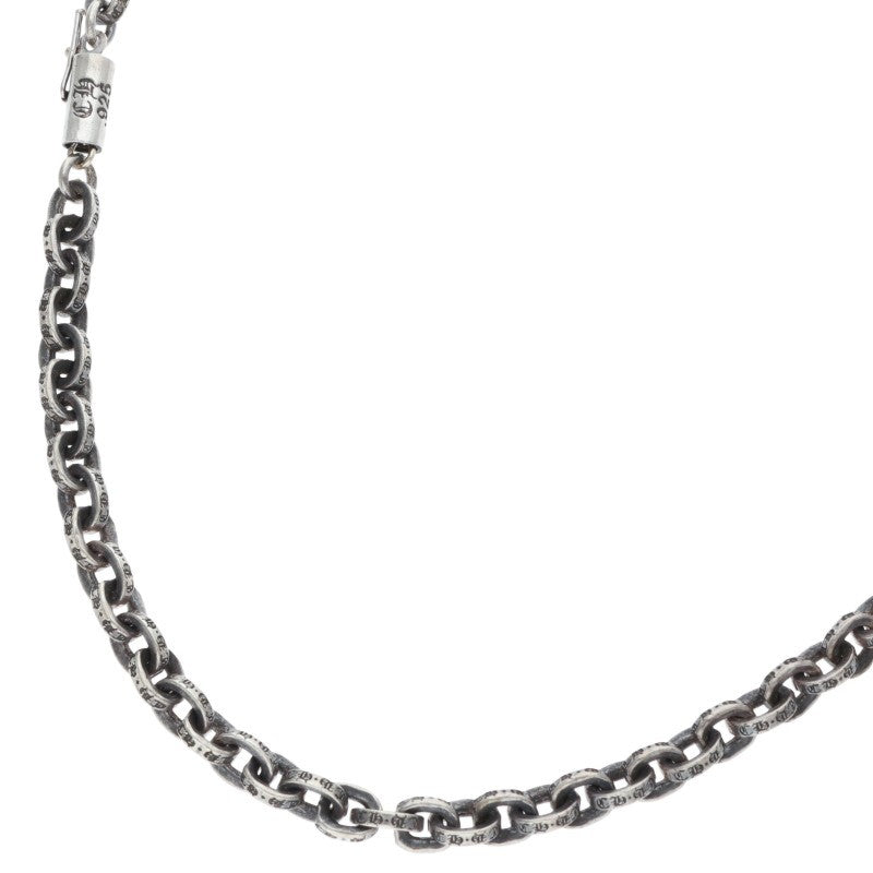 Chrome Hearts Paper Chain Silver Necklace Size 30 Inch