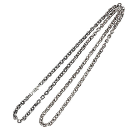 Chrome Hearts Paper Chain Silver Necklace Size 30 Inch
