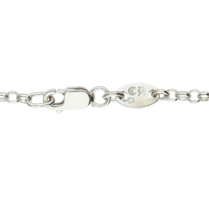Chrome Hearts Roll Chain Silver Necklace Size 24 Inch