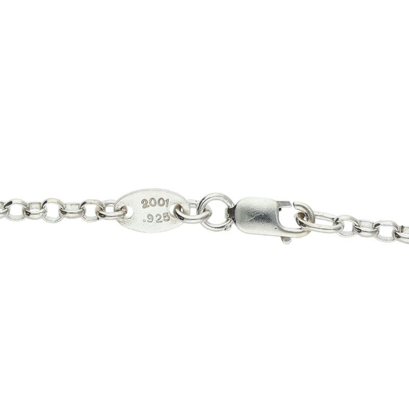 Chrome Hearts Roll Chain Silver Necklace Size 24 Inch