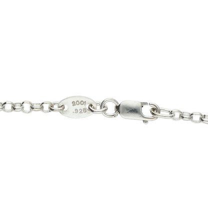 Chrome Hearts Roll Chain Silver Necklace Size 24 Inch