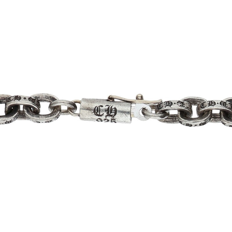 Chrome Hearts Paper Chain Silver Necklace Size 24 Inch