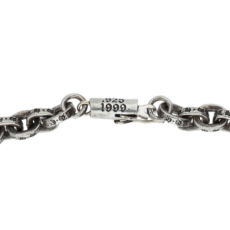 Chrome Hearts Paper Chain Silver Necklace Size 24 Inch