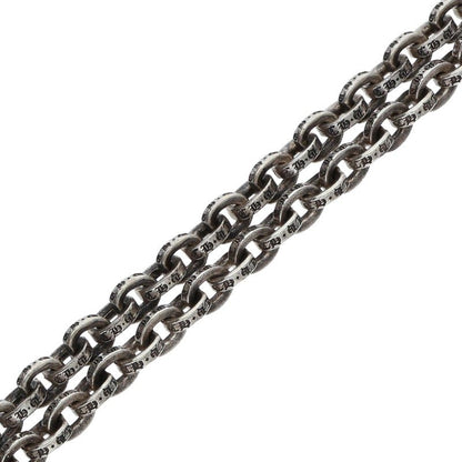 Chrome Hearts Paper Chain Silver Necklace Size 24 Inch