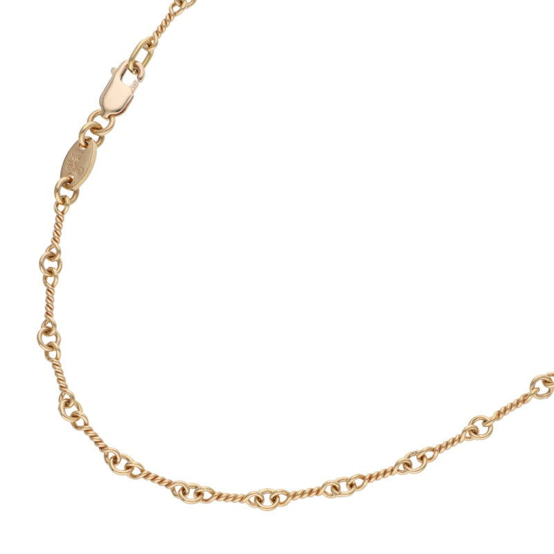 Chrome Hearts 22K Twist Chain Gold Necklace Size 16 Inch