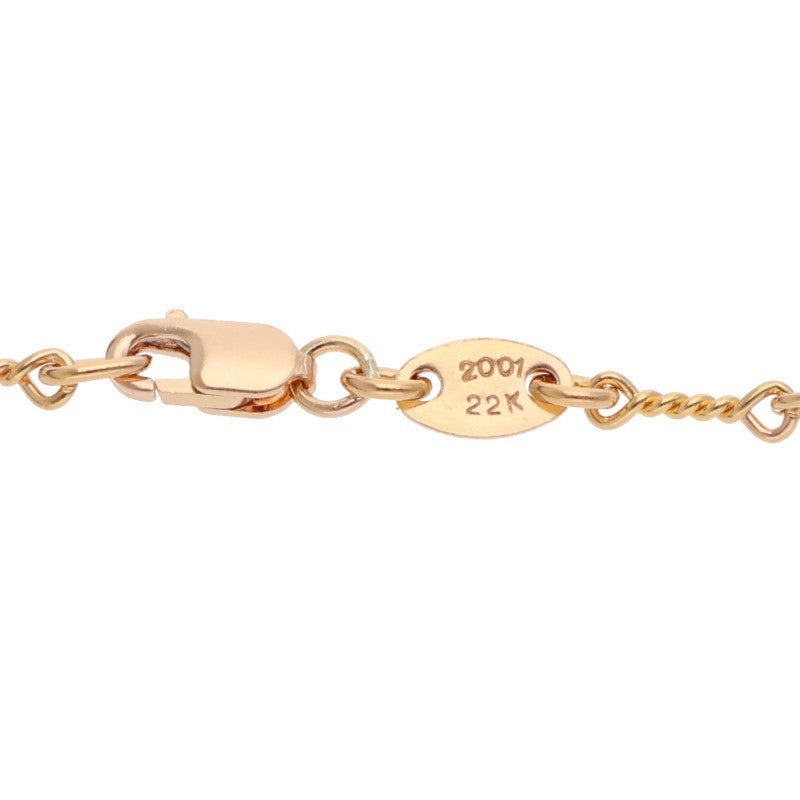 Chrome Hearts 22K Twist Chain Gold Necklace Size 20 Inch