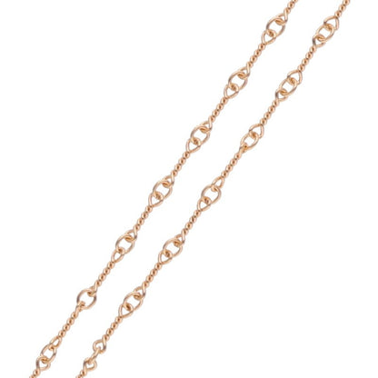 Chrome Hearts 22K Twist Chain Gold Necklace Size 20 Inch