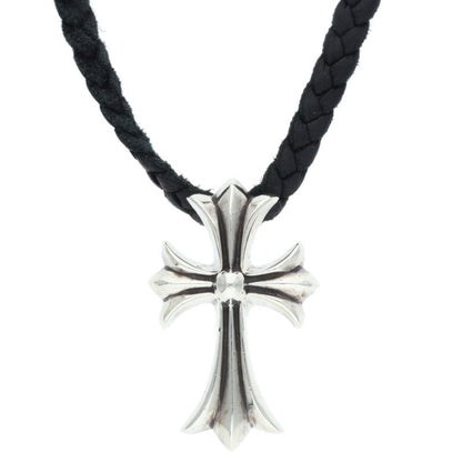 Chrome Hearts Small CH Cross Bolo Tip Silver Necklace