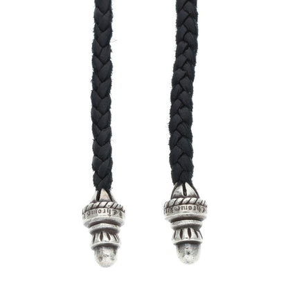 Chrome Hearts Small CH Cross Bolo Tip Silver Necklace