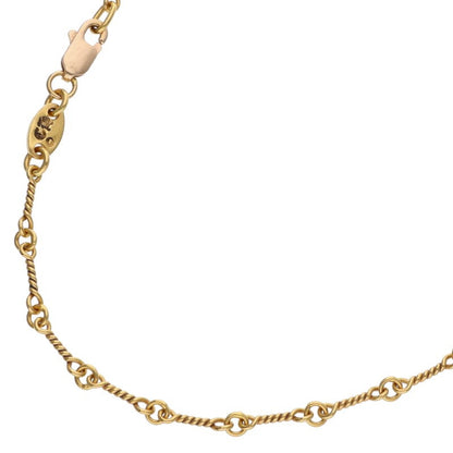 Chrome Hearts 22K Twist Chain Gold Necklace Size 18 Inch