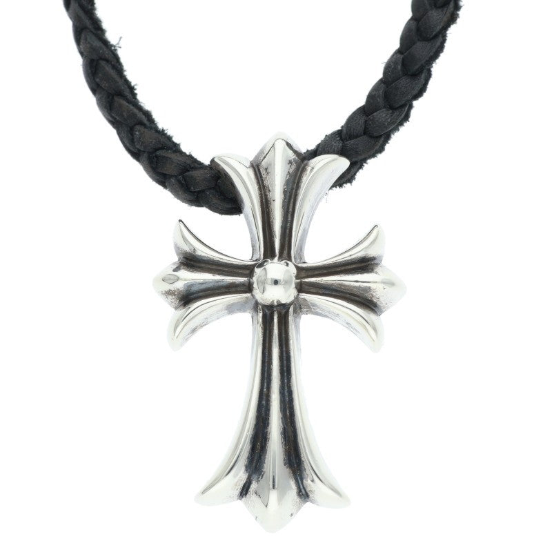 Chrome Hearts Small CH Cross Bolo Tip Necklace