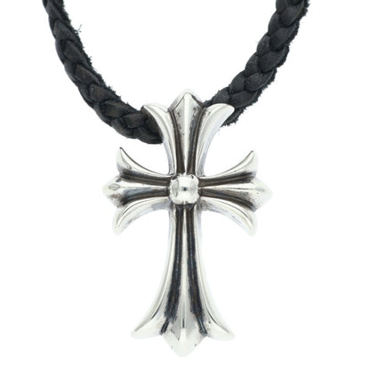 Chrome Hearts Small CH Cross Bolo Tip Necklace