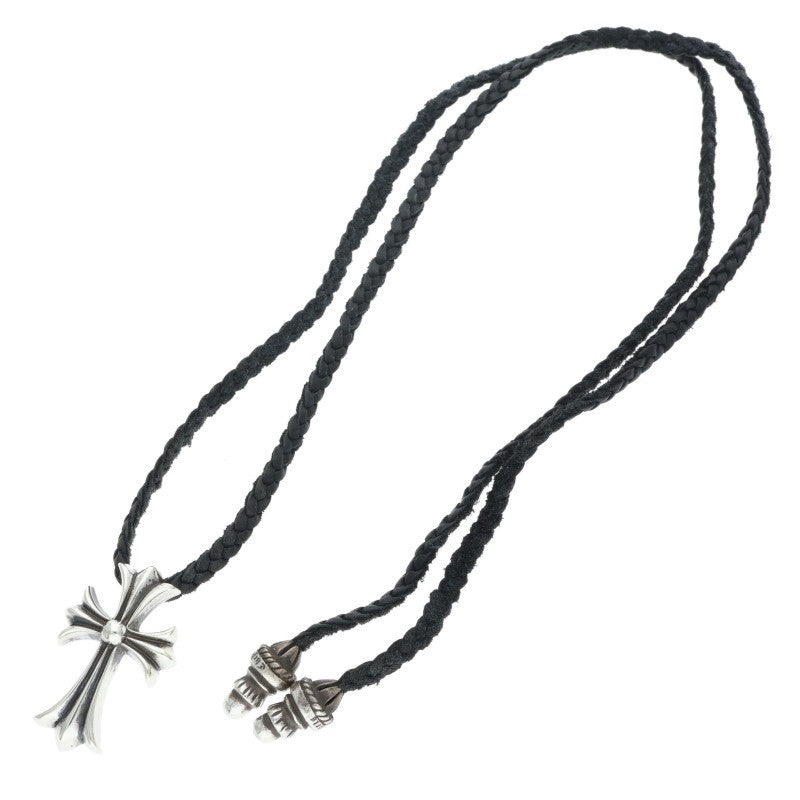 Chrome Hearts Small CH Cross Bolo Tip Necklace