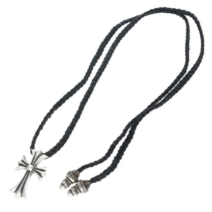 Chrome Hearts Small CH Cross Bolo Tip Necklace