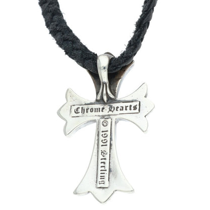 Chrome Hearts Small CH Cross Bolo Tip Necklace