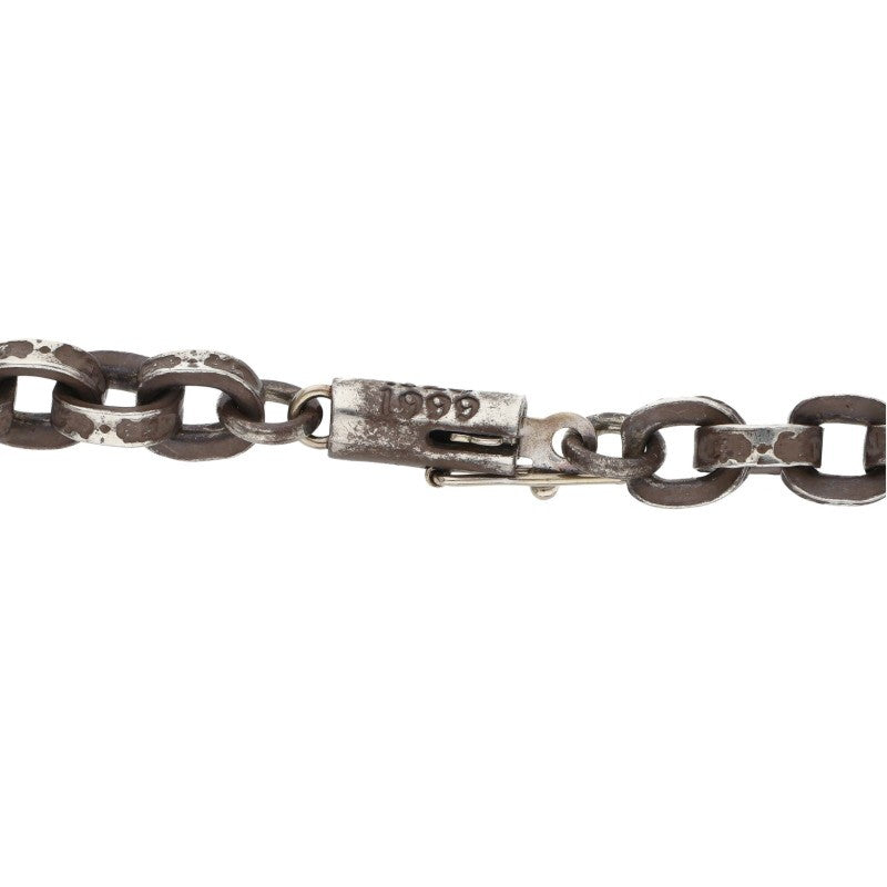 Chrome Hearts PAPER CHAIN 18 Silver Necklace Size 18 Inch