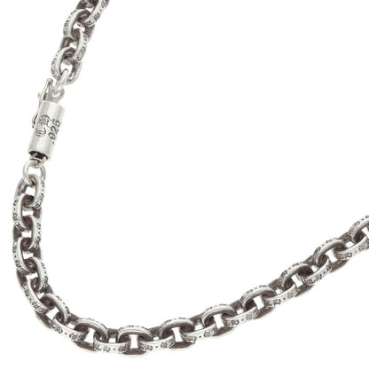 Chrome Hearts Paper Chain Silver Necklace Size 20 Inch