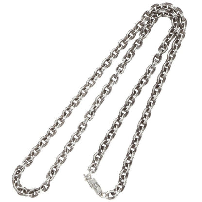 Chrome Hearts Paper Chain Silver Necklace Size 20 Inch