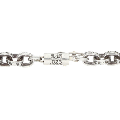 Chrome Hearts Paper Chain Silver Necklace Size 20 Inch