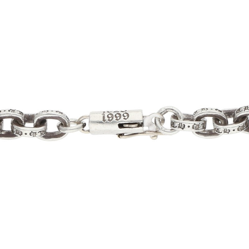 Chrome Hearts Paper Chain Silver Necklace Size 20 Inch