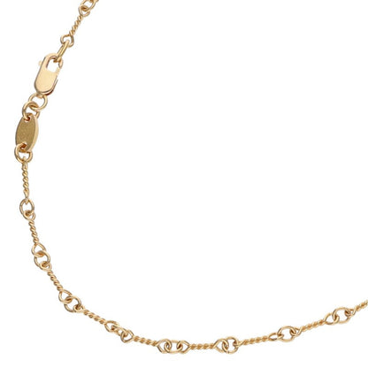 Chrome Hearts 22K Twist Chain Gold Necklace Size 24 Yellow