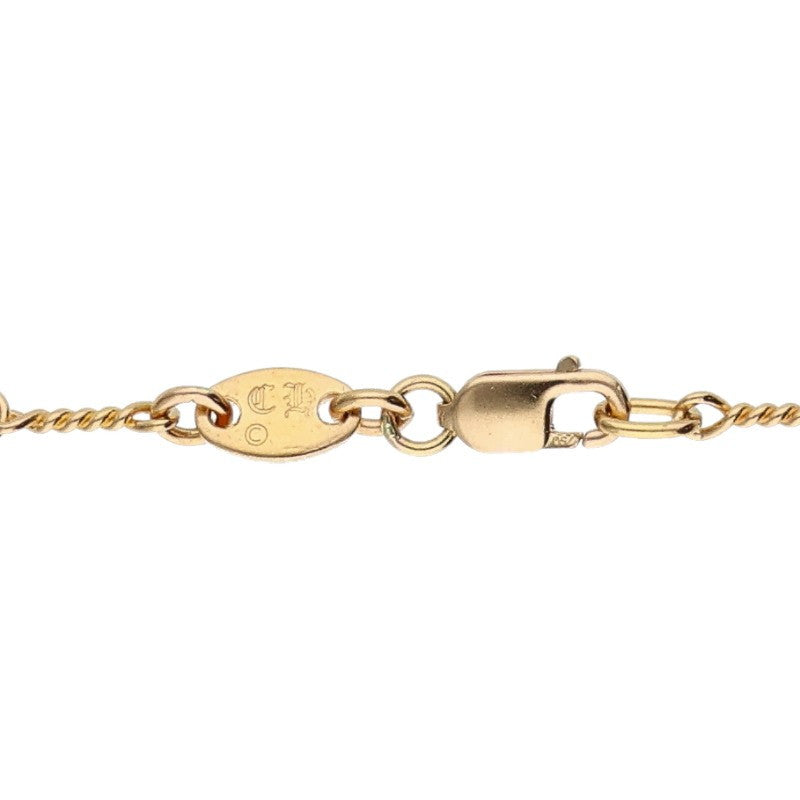 Chrome Hearts 22K Twist Chain Gold Necklace Size 24 Yellow