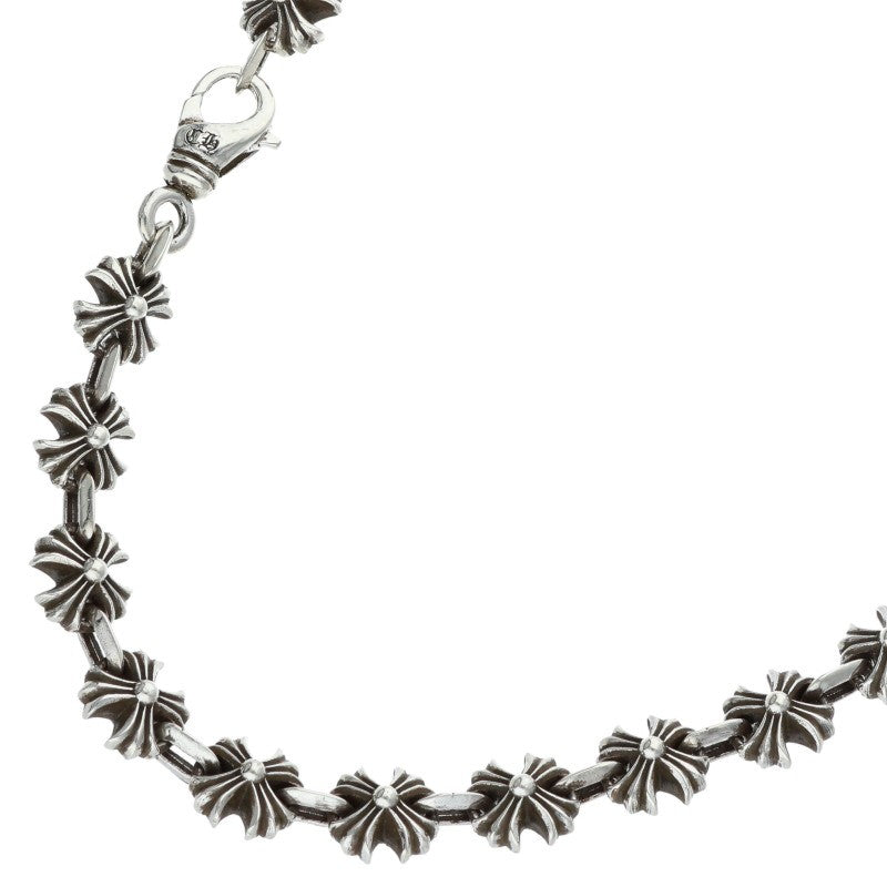Chrome Hearts CH X Link Silver Necklace 925 Size 24