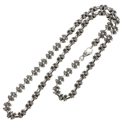 Chrome Hearts CH X Link Silver Necklace 925 Size 24