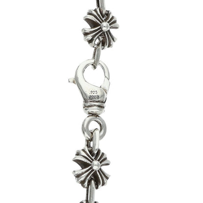 Chrome Hearts CH X Link Silver Necklace 925 Size 24