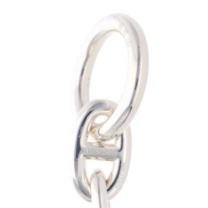 HERMES Chaine d'Ancre MM 925 Silver Necklace Size 36