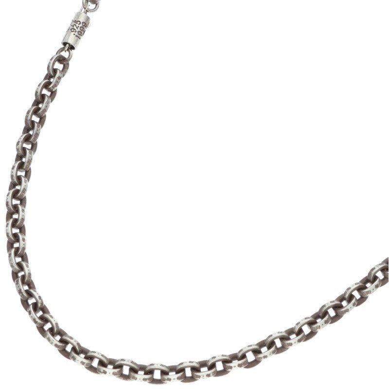 Chrome Hearts Paper Chain Silver Necklace Size 20 Inch