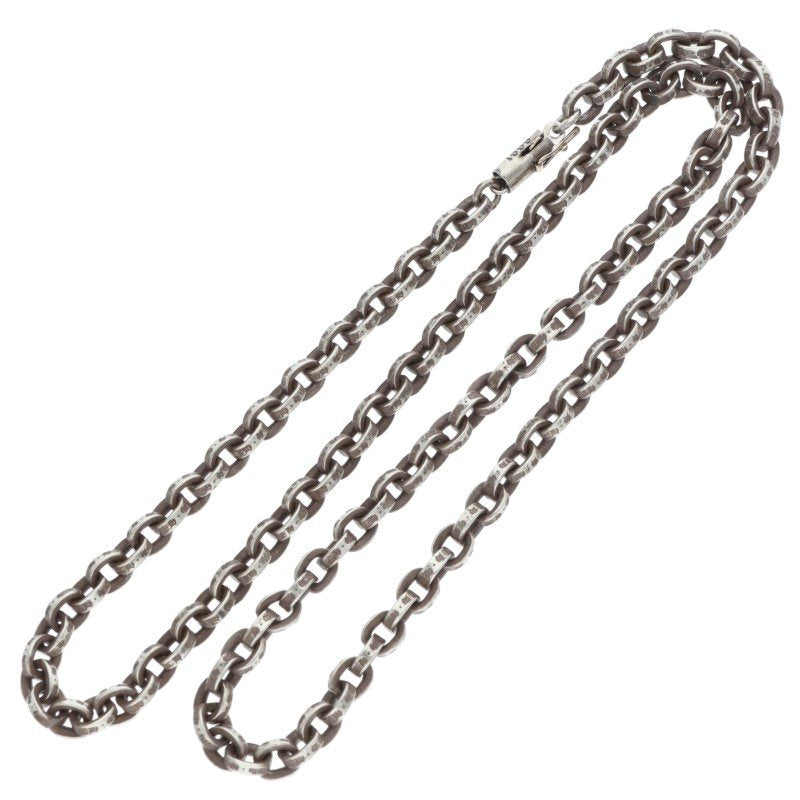 Chrome Hearts Paper Chain Silver Necklace Size 20 Inch