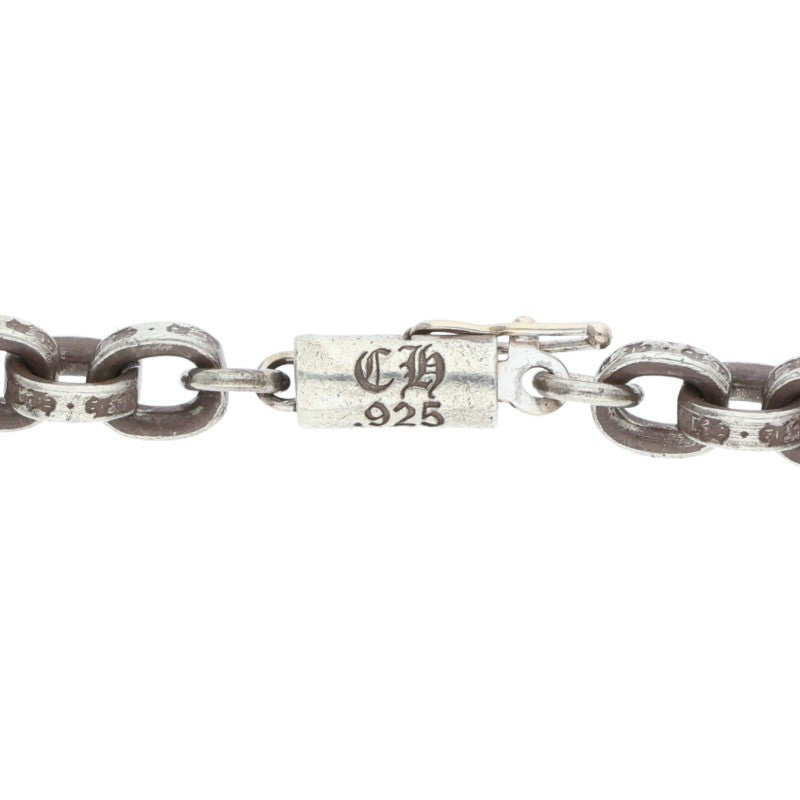 Chrome Hearts Paper Chain Silver Necklace Size 20 Inch