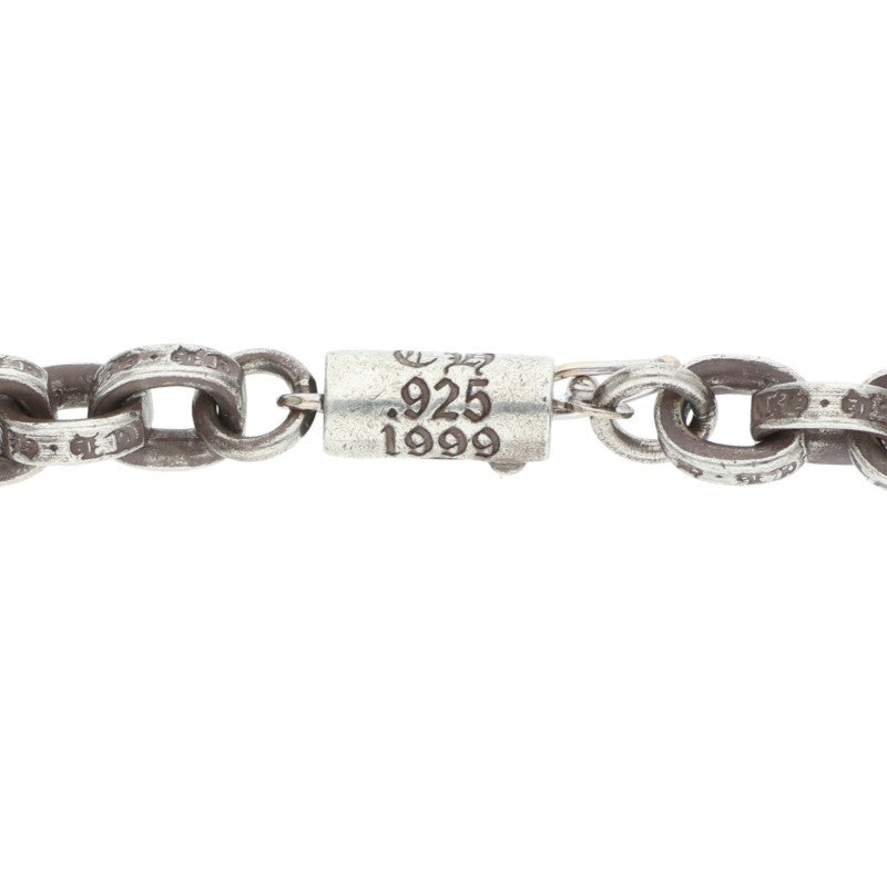 Chrome Hearts Paper Chain Silver Necklace Size 20 Inch